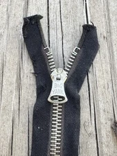 Vintage Big Yank Work Shirt Zipper Original 1/4 Zip Conmar Black 30s 40s Rare