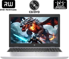 15.6" HP ProBook Laptop PC: Intel i5-8250U! 16GB RAM - 480GB SSD! CD/DVD Burner!