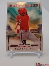 2025 Panini Boys of Summer - Seaver King, Seaver King #56 Red /175 (RC)