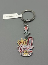 Hard Rock Cafe London Keychain Big Ben Guitar Crown Union Jack Hotel Casino NWT