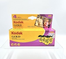 KODAK Gold 200 ISO 35mm Color Negative Film 4 Pack 24 Exp per Roll Expired 2011
