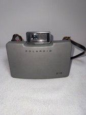 VTG Polaroid Automatic 215 Land Camera Leather Neck Strap Instructions Cold Clip