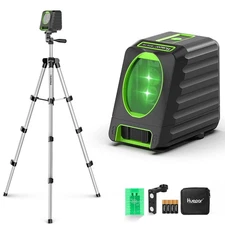 Laser Level with 39in Tripod, 150°/150Ft Self Leveling Lazer Leveler Tool wit...