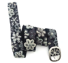 belts for women Wool embroidered peru belt, Beautiful Floral