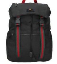 Gucci Sherry Nylon Techno Canvas Backpack Used 27.5cm 49.5cm 11cm
