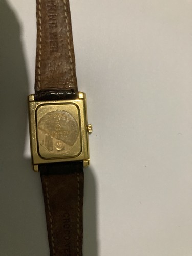 RAYMOND WEIL VINTAGE TANK STYLE QUARTZ 18 Ct GOLD-PLATED WATCH LOVELY CONDITION - Picture 7 of 20