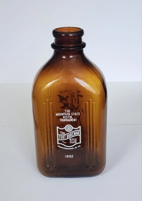 VTG Milk Bottle Mountain State Pistol Tournament 1952 Ft. Boreman Rifle Club WV - Image 1 of 4