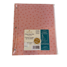Hallmark AR 1271 Choose Your Own Album Pages Pink Hearts 8.5 x 11"