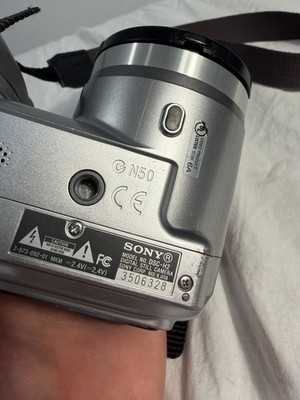 Sony Cyber-Shot DSC-H2 Silver 6.0MP Digital Camera Tested Works