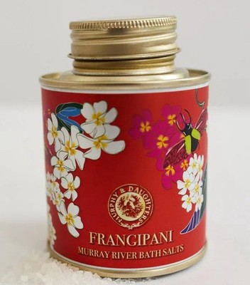 Murphy & Daughters-Murray River Bath Salts, Frangipani/Plumeria, Australian