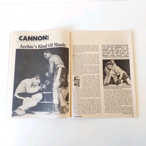 KO Boxing Magazine February 1985 Gerry Cooney Cover No Label | VGC - Picture 10 of 11