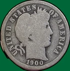 1900-O Barber Dime Good G Coin #35712