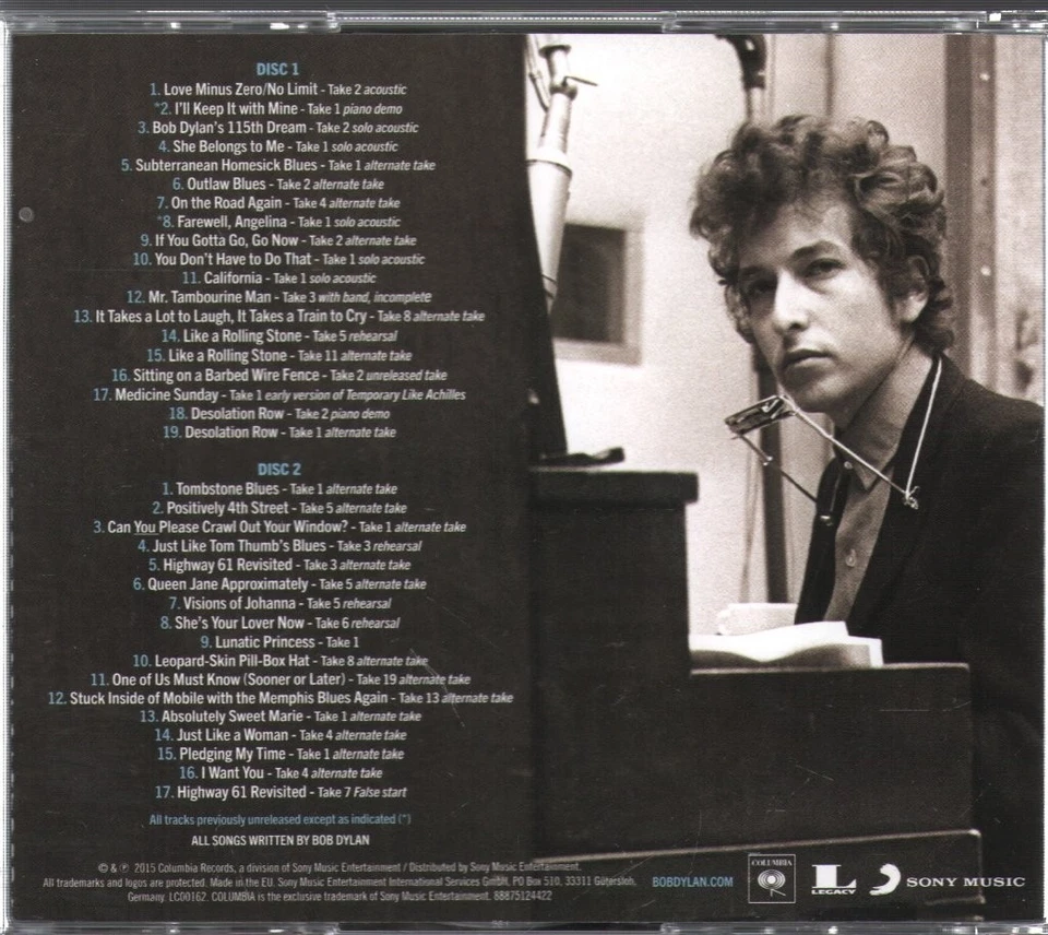 Bob Dylan Best Of The Cutting Edge 1965-1966 CD Set Europa Columbia 2015 2CD Set - Bild 4 von 4