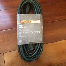 20 Foot Outdoor Extension Cord