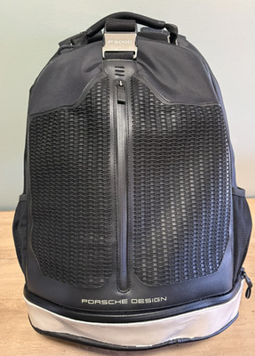 Rare Porsche Design P'5000 Backpack Bag by Adidas Laptop Travel Commuter School