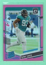 2023 Panini Donruss Optic Tyler Lacy #253 Pink Holo Prizm Rated Rookie RC