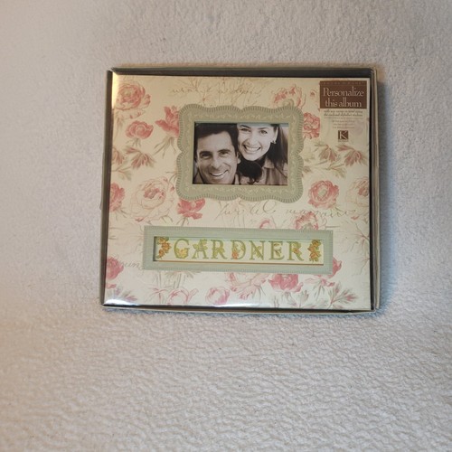 K&Company Isabella Frame-A-name 12x12 Floral Scrapbook Album Personalize NEW