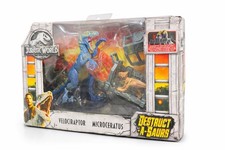 Jurassic World Destruct-a-Saurs Velociraptor  Microceratus Set   New in Box