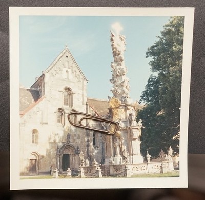 Foto Ansicht 1966 Stift Heiligenkreuz Abtei Wienerwald Farbe Kirche Österreich