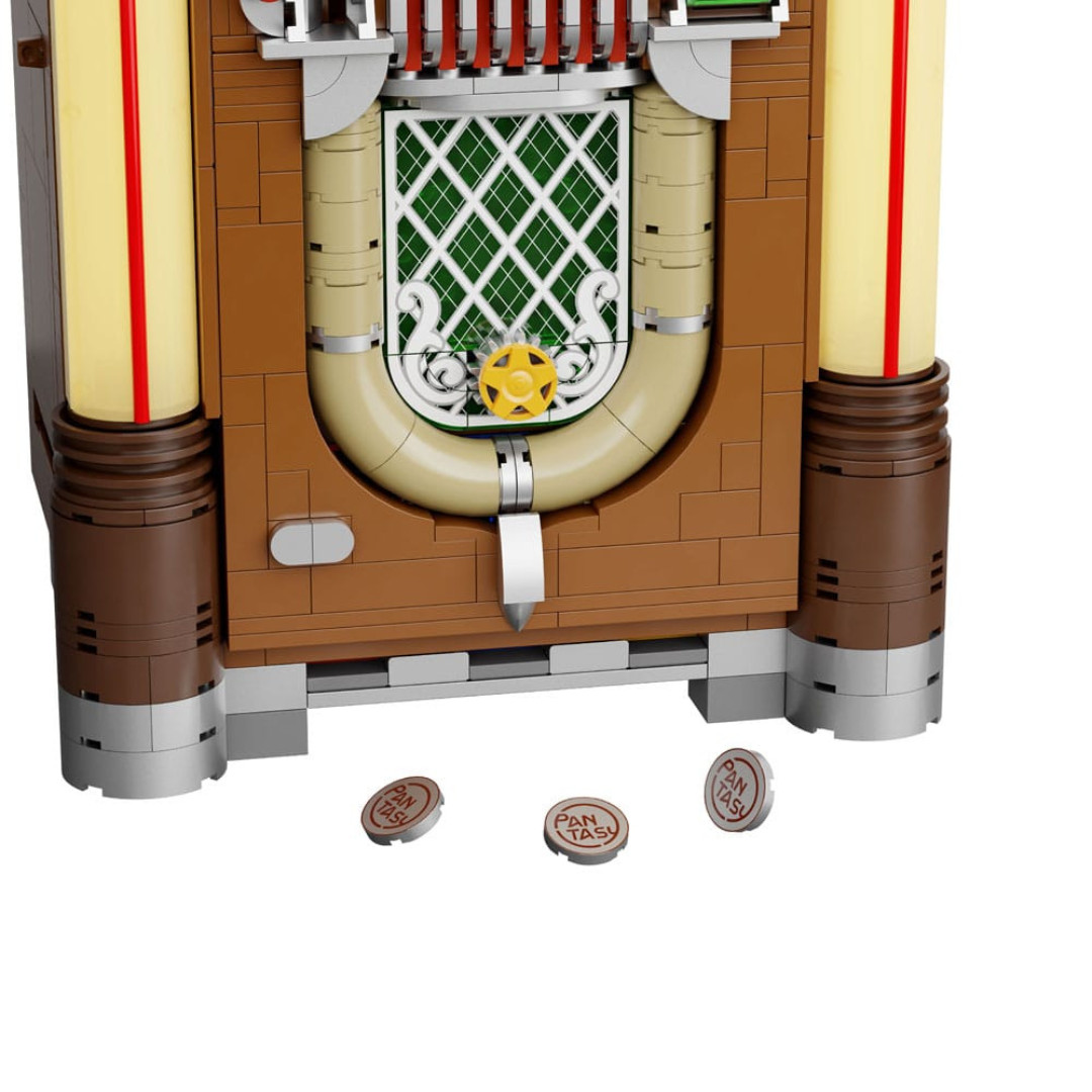 Jukebox Bloc de Construction PANTASY Maquette Rétro avec Mécanisme