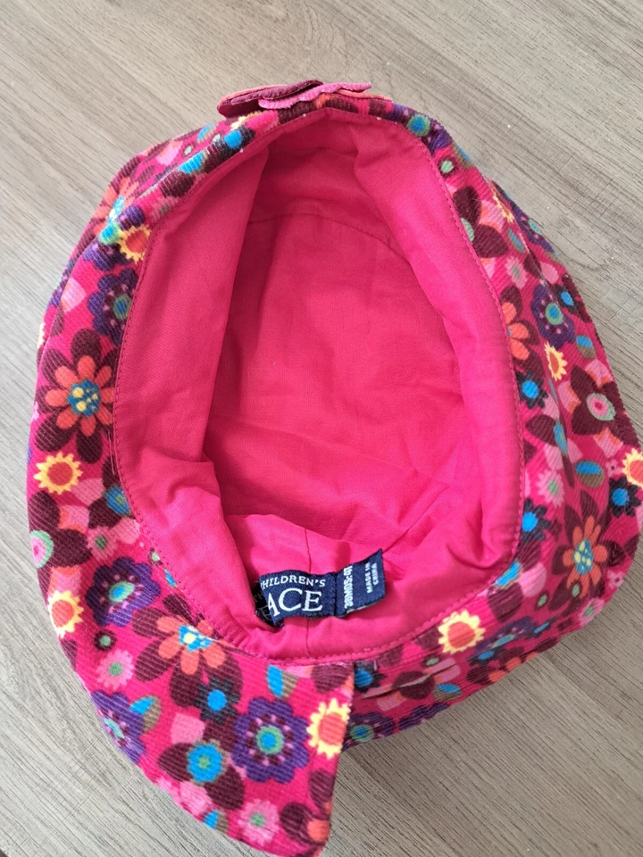 Sombrero rosa floral The Children's Place niñas talla 36MON-4T Foto 3 de 4