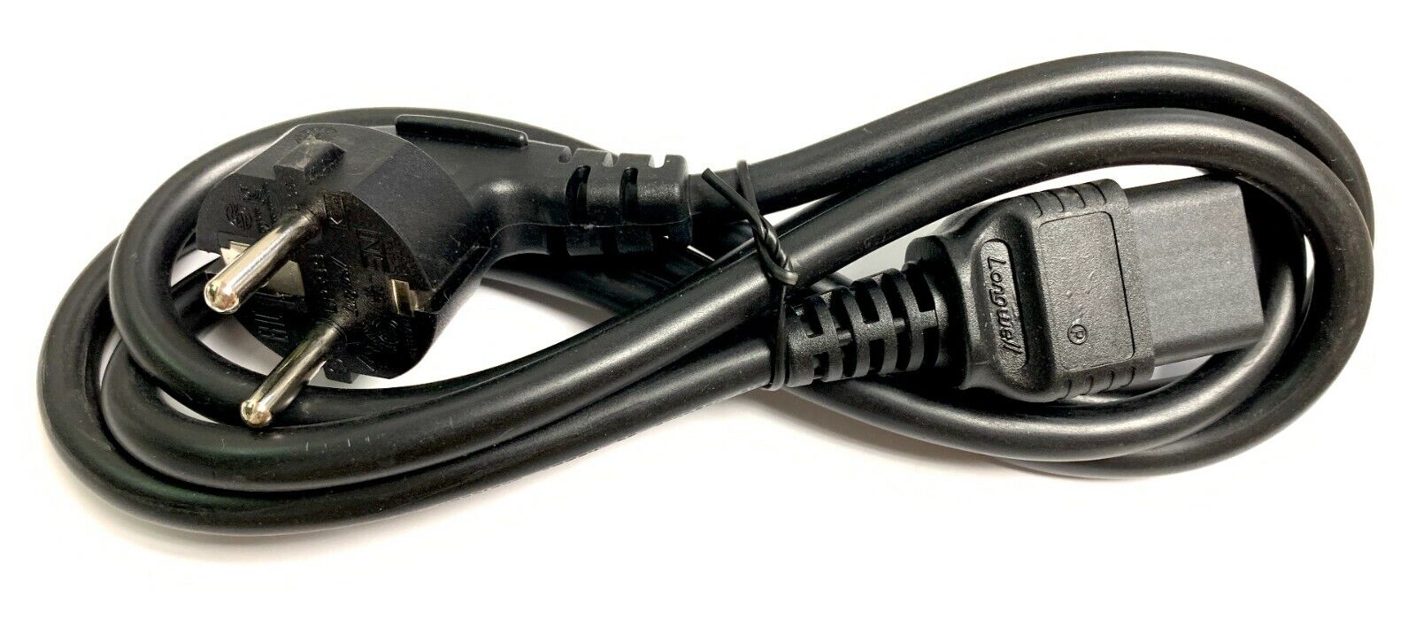 Longwell Type F Power Cord, Black