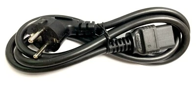 Longwell Type F Power Cord, Black - Image 1 of 3