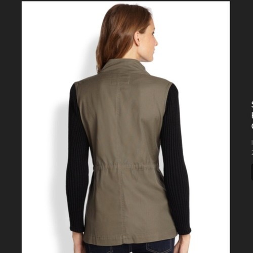 Splendid cotton twill knit military anorak jacket size S - Picture 3 of 8