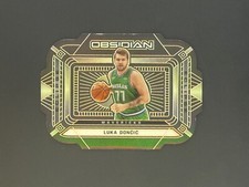 2020-21 Panini Obsidian Luka Doncic Orange Electric Etch Eclipse # /35 SP