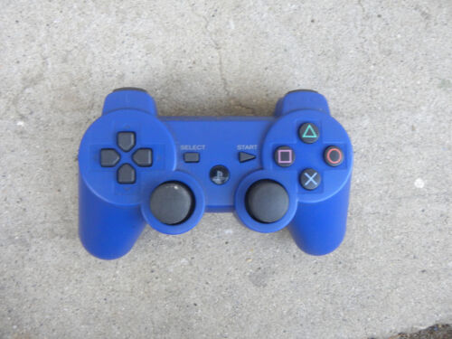 3 Controladores Inalámbricos Sony DualShock 3 PlayStation 3 PS3 OEM Rojo Blanco y Azul - Imagen 8 de 10