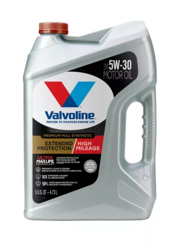 Valvoline Extended Protection Full Synthetic High Mileage Motor Oil SAE 5W-30