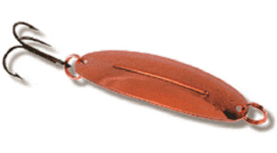 Williams Wabler Fishing Lure - Giant - Copper Mirror - W70COP - 4'' long - 1 oz.