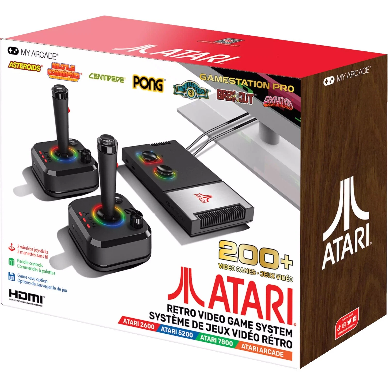 Consola de casa HDMI Atari consolas de videojuegos