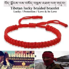 Red String Tibetan Good Luck Fortune Bracelet Kabbalah Evil Eye Protection Lucky