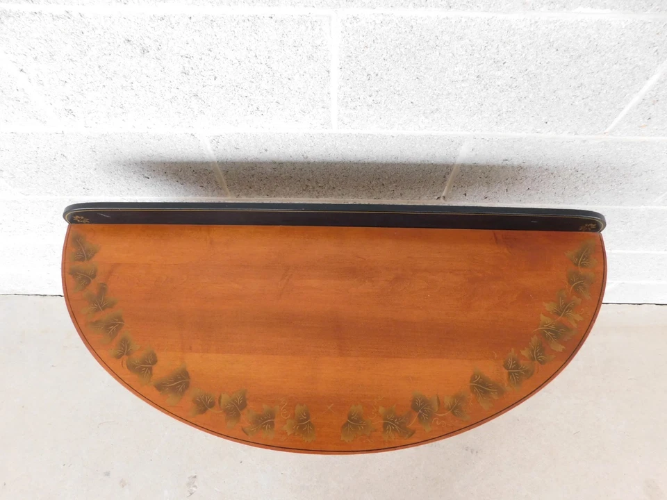 L Hitchcock半圆形收获模板枫木控制台桌33W — 第 4/4 张图片