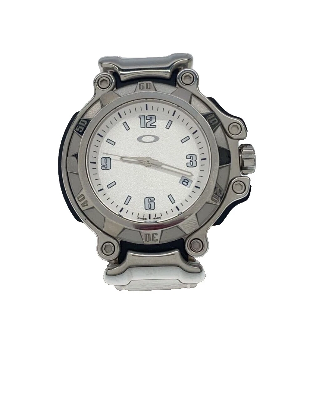 Caja de acero inoxidable Oakley Relojes de pulsera