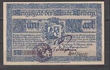 Triberg - Stadt - 5 Mark - Geiger 522.01 - Z-Muster - KN 5st - entwertet Rs.