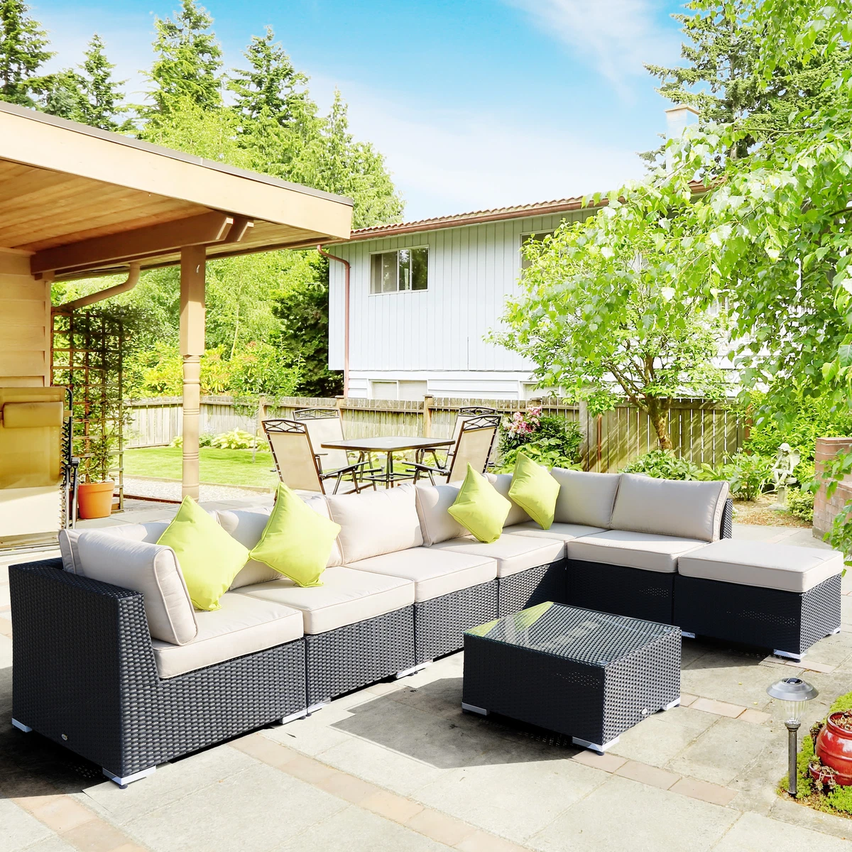Outsunny 7 2024 piece patio set