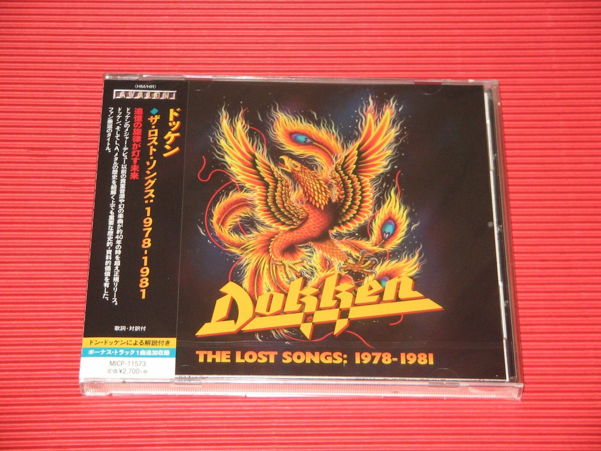 4BT 2020 JAPAN CD DOKKEN THE LOST SOMGS 1978-1981 WITH BONUS