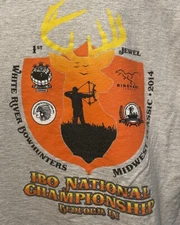 International Bow Hunters Organization National Midwest Gray 4XL