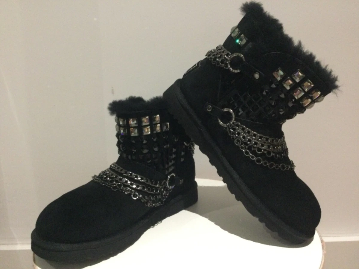 Ugg Boots customized with Swarovski Crystals.