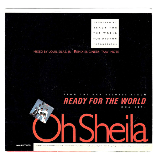 45RPM, READY FOR THE WORLD (GP) ' OH SHEILA ' M- ' SOUL - Picture 2 of 4