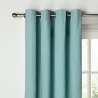 House By John Lewis Eyelet Top Curtains - Teal - 90wx 90d/228cm X 228cm House By John Lewis Eyelet Top Curtains - Teal - 90wx 90d/228cm X 228cm