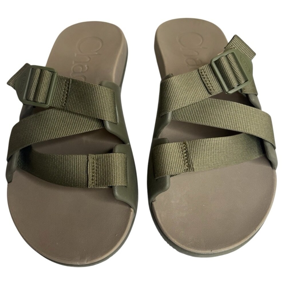 APL Scivolo Chaco uomo tg 8 verde chillos regolabile leggero comodo nuovo con scatola