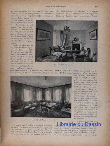 Annales des Sciences Psychiques n°6 Mme Wried Mains fluidiques Télépathie 1912 - Imagen 3 de 4