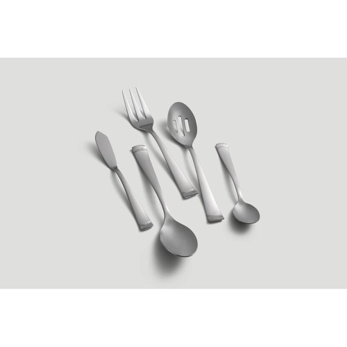 45-teiliges Edelstahl Besteck Set mit Chrom Buffetservice 8 Spülmaschinenfest - Bild 7 von 16