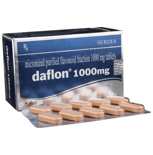 Daflon Detralex 1000 mg 30 CAPSULES  Relief Piles &amp;amp;amp; Hemorrhoids Micronized us