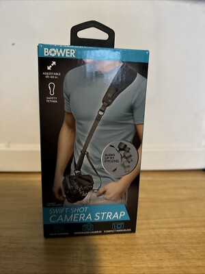 Bower Adjustable Swift-Shot Camera Strap For DSLR, Mirrorless And Compact Camera