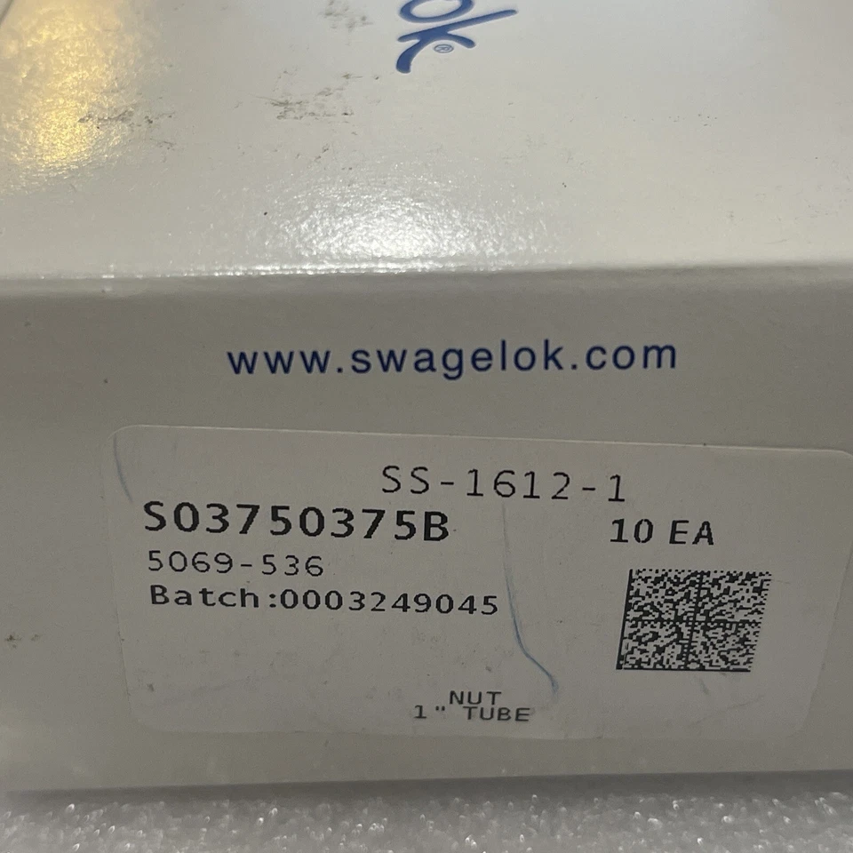SS-1612-1, SS-1613-1 SS-1614-1 Swagelok 1" Nut, Front, Back Ferrule, New OEM - Image 2 of 4
