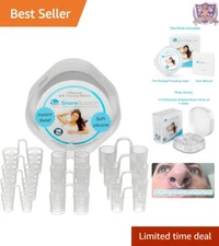 Nasal Dilators Silicone 12 Pack Soft Nose Vents for Snoring Sleep Relief